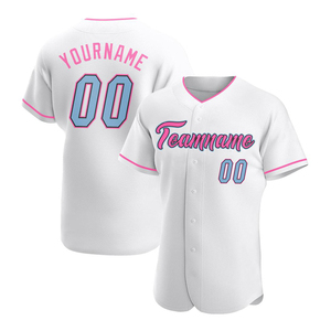 Athletic Fit Baseball Jersey Anti-UV Protection V-Neck 100% Polyester Custom Size Breathable Sublimated Printed Fade-Free Custom - Product Image 2