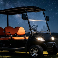 Carrito de Golf de 4 Plazas A617.4, Vehículo de Recreo para Picnic al Aire Libre, Ideal para Campamentos