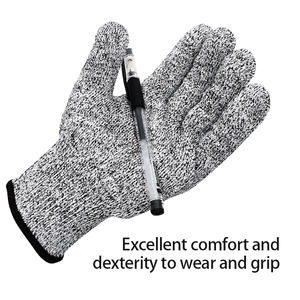 ถุงมือ HPPE เกรดอาหาร XL ถุงมือนิรภัยป้องกันการตัด5ระดับ - Product Image 3