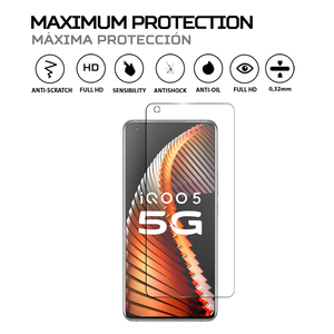 ฟิล์มกันกระแทกสำหรับ Vivo IQOO 5 5G ทนทานและดูดซับแรงกระแทก อุปกรณ์เสริมมือถือ - Product Image 1