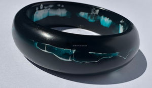 Brazalete de resina Funky para adolescentes Regalo de joyería hecho a mano de moda de Tradebyd - Product Image 2