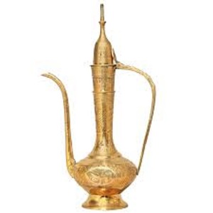 Aftaba ทองเหลืองทำมือสีดำทอง Aftaba - Product Image 1
