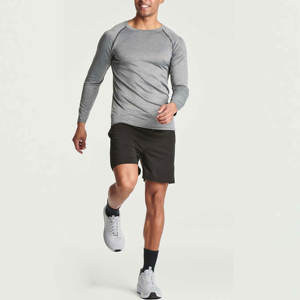 Best Selling Long Sleeve <b>Compression</b> T <b>Shirt</b> Gym Athletic Workout Cold Weather Round Neck <b>Compression</b> <b>Shirt</b> For Men - Product Image 6