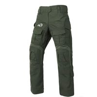 Celana Kargo Taktis Unisex Warna Hijau Zaitun Anti Air Bahan Oxford Regular Fit Dilengkapi Pelindung Lutut Model Tarik Musim Gugur