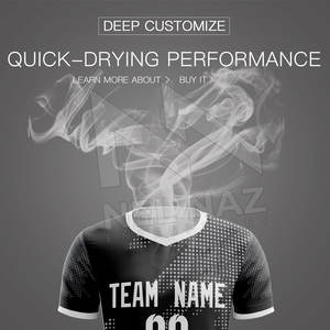 Equipación de fútbol de poliéster para hombre con logotipo personalizado, conjuntos de uniformes y camisetas de fútbol en blanco, ropa de equipo de fútbol estilo Francia - Product Image 4