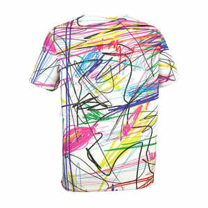 Camiseta de Algodón de Alta Calidad con Estampado por Sublimación Personalizado y Transpirable al por Mayor, Camiseta de Cuello Redondo Lisa de Verano para Hombre - Product Image 5