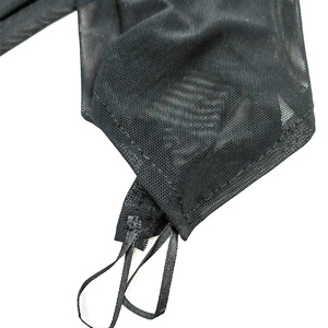 Crochet en maille sans doigts long court élégant Satin Viscose/coton personnalisé marque gants de mariée blancs - Product Image 5