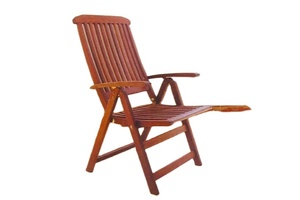 Chaise Tivoli en rotin et bois d'acacia de haute qualité, best-seller, bois naturel d'extérieur, prix bas, dossier utilisé - Product Image 6