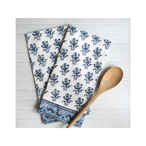 Zero Waste Floral Upgrade Brodé à la main 100% coton Séchage rapide Léger 18x28 Festif Eco Friendly Golf Serviettes de cuisine - Product Image 3