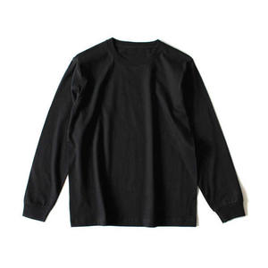 เสื้อยืดแขนยาวสำหรับผู้ชายเสื้อยืดสีทึบทึบแขนยาวแบบสั่งตัดใหม่ออกแบบได้ตามที่ต้องการ - Product Image 3