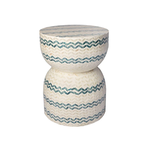 Table basse décorative en incrustation de nacre en gros table d'appoint avec finition brillante parfaite pour la maison salon du Vietnam - Product Image 3