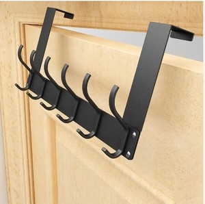 Factory Wholesale Retail <b>Over</b> <b>Door</b> Hooks <b>Storage</b> Rack Metal Hook <b>Over</b> <b>Door</b> Hanger Heavy Duty <b>Door</b> Hanger Hook - Product Image 1