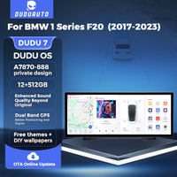 Radio de coche MEKEDE DUDUAUTO con sistema Android y reproductor de DVD para BMW Serie 1 F20 EVO (2017-2023) con pantalla ultra estrecha de 12.3 pulgadas