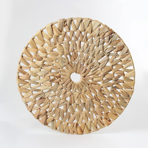 <b>Woven</b> plate charger <b>placemat</b> cheap cost water hyacinth serving mats top quality table <b>placemats</b> - Product Image 4