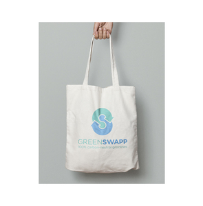 Sac fourre-tout à bandoulière en toile de coton imprimé écologique de haute qualité - Product Image 1