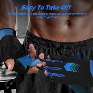 Gants de sport personnalisés avec logo pour hommes et femmes, gants de musculation, gants de fitness, antidérapants, gants d'entraînement sportifs, fabricant OEM - Product Image 2