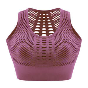 Ropa de gimnasio Sujetador deportivo para mujer Entrenamiento Sujetador deportivo para mujer Ropa de fitness Spandex/Sujetador deportivo de nailon en stock - Product Image 4