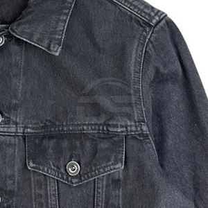 Men's High Quality Canvas Winter <b>Jeans</b> <b>Jacket</b> OEM Service New Arrival Long-Sleeved High Street Light Feature Customized Design - Product Image 6