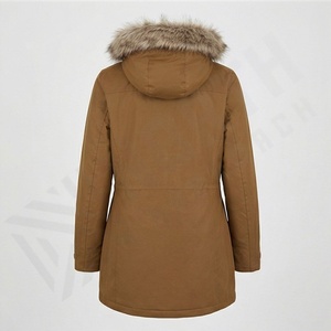 Chaqueta Parka con Capucha para Hombre, Otoño Invierno, Color Personalizado, Algodón Grueso, Abrigo Acolchado con Peluche, Tejido Estampado - Product Image 2