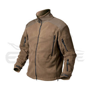 Veste polaire de chasse à capuche manches longues col montant poches fonctionnelles fournisseurs OEM veste d'extérieur d'hiver coupe-vent - Product Image 2