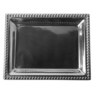 Bandeja de servicio de metal de aluminio de diseño hecho a mano de calidad superior, pieza única a precios muy asequibles - Product Image 3