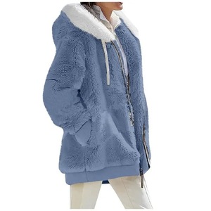 Chaquetas de Forro Polar Tejidas para Mujer, Otoño/Invierno, Cierre Completo, Logotipo Personalizado, Transpirables, Resistentes al Viento, Ropa Deportiva para Exteriores, Talla XL, Estampadas - Product Image 6
