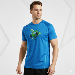 เสื้อยืดคอกลมสำหรับบุรุษผ้าฝ้ายเนื้อนุ่มระบายอากาศได้ดีทนทานสวมใส่สบายสไตล์ลำลองคลาสสิก - Product Image 6