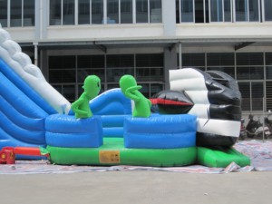<b>Inflatable</b> UFO Slide with PVC Coated Cloth Universal Use - Product Image 3
