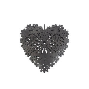 Best Selling Iron Metal Hanging Heart <b>Wall</b> Decorative Ornament Grey Color for Home & <b>Christmas</b> Decoration Handmade Bulk - Product Image 5