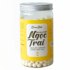 Bolas Crujientes Sólidas de Chocolate Blanco HALAL de Excelente Calidad, Marca Privada Personalizada, Sabor a Chocolate con Leche, Decoración de Cacao - Product Image 1