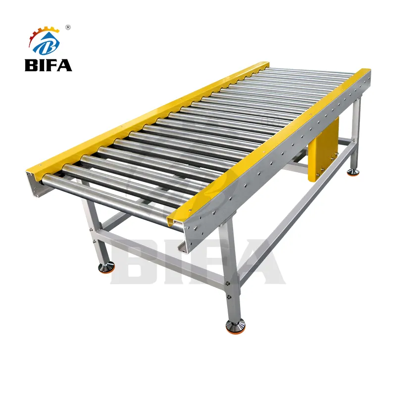 Bifa Zware Stalen Gemotoriseerde Aangedreven Pallet Roller Transportbaan/Roltransportsysteem