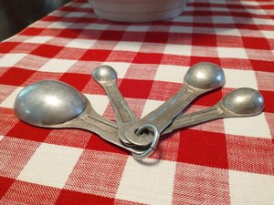 Muỗng Canh Đo muỗng đặt vòng đồng thau để nấu ăn và nướng cho dụng cụ nhà bếp Kích cỡ khác nhau đo cốc và thìa - Product Image 5