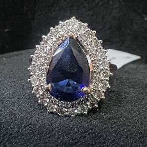 Anillo de Lujo para Mujer, Oro de 14K y 18K, Diamante Natural, Corte Brillante Redondo, Certificado por Terceros, para Compromiso o Aniversario - Product Image 1