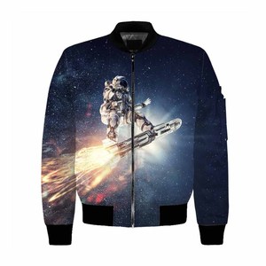Baseball Varsity <b>Clothes</b> Casual Men Custom Logo Satin Bomber Jacket Wholesale Sublimation Jacket Custom Sublimation Jackets - Product Image 3