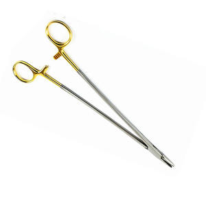 Portaagujas de acero inoxidable de alta calidad, buena base de venta de instrumentos quirúrgicos con fuente de alimentación Manual de etiqueta personalizada - Product Image 4