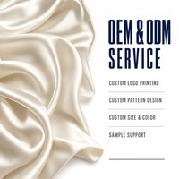 Écharpe en satin de soie et mousseline personnalisée OEM ODM avec logo imprimé, style long et luxueux, douce et lisse