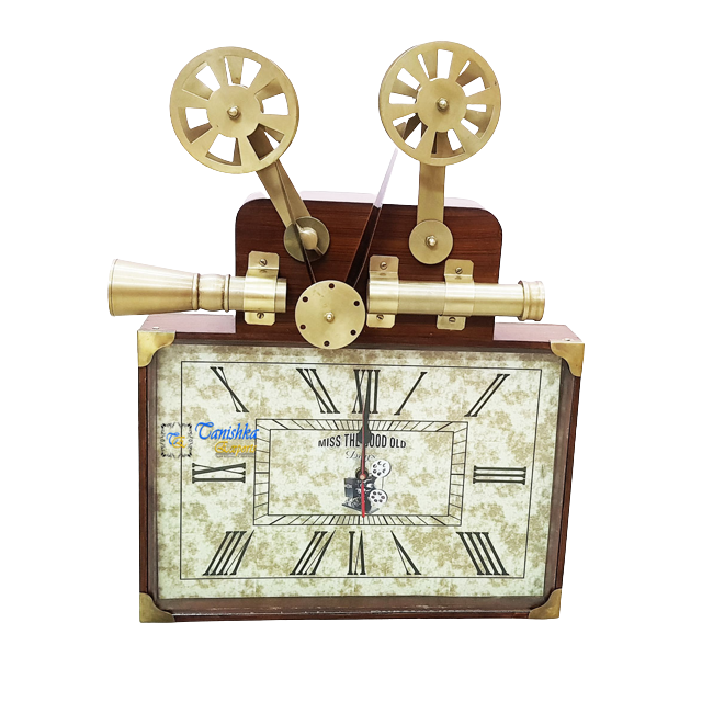 Низкие цены, Берлинские Ретро латунные антикварные готовые Проекционные настенные часы, Модель дисплея, угловые часы для украшения дома