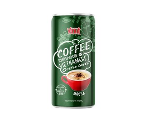 Bebida de café mocha (grãos de café arábica) 170ml, amostra grátis de venda quente, marca própria, fornecedores por atacado (OEM, ODM)