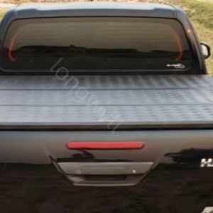 Longwll personalizado de alta calidad de aleación de aluminio deslizante tri-fold Tonneau cubierta para TOYOTA para Hilux <span class=keywords><strong>Vigo</strong></span> Roll-up impermeable - Product Image 1