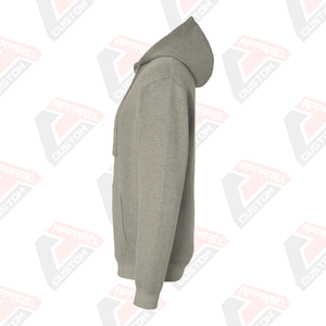 Sudadera con capucha de gran tamaño para hombre con logotipo bordado de alta calidad 360gsm bolsillo de punto ropa de calle personalizable impresión digital - Product Image 3