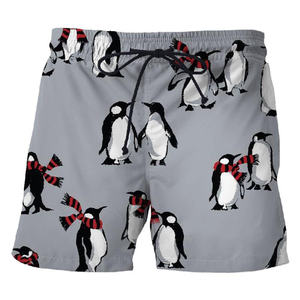 Shorts de fitness décontractés pour hommes à séchage rapide 100% coton motif Gym Sport Training Taille personnalisable Badminton Running - Product Image 3