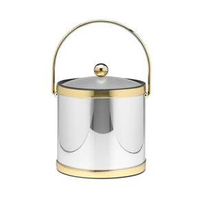 ทองแฟนซีอลูมิเนียมถังน้ําแข็งไวน์เบียร์ขวดคูลเลอร์ถังเก็บบาร์บ้านร้านอาหารงานแต่งงานโรงแรมchillerน้ําแข็งเครื่องดื่มอ่าง - Product Image 6