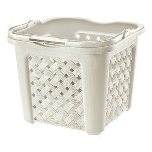 Cesta <b>plastica</b> con manico (38x38x31,5cm) ARIANNA Angora 8065448210 - Product Image 1