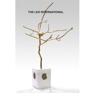 Esculturas Modernas de la India, Base de Mármol y Metal de Aluminio, Forma de Árbol, Acabado Dorado, Estilo Elegante, Hechas a Mano - Product Image 1