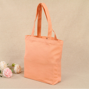 Sac fourre-tout imprimé personnalisé en coton biologique blanc naturel de 12oz d'épaisseur recyclé écologique pour le shopping sur la plage - Product Image 2