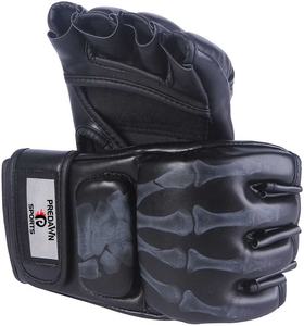 ถุงมือฝึก MMA หนังวัวขนาด6ออนซ์8ออนซ์มีลายพิมพ์โลโก้ส่วนตัว - Product Image 3