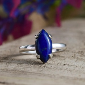 Direct Factory Supply Boho <b>Lapis</b> <b>Lazuli</b> <b>Ring</b> Jewellery for Women Who Love Western Style Available at Factory Price - Product Image 1