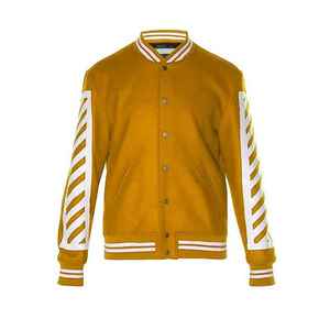Haute qualité Letterman veste hommes Versity vestes coton 100% cuir véritable hiver Design personnalisé et veste multicolore - Product Image 3