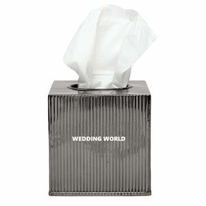 Nouvelle boîte à mouchoirs Designer en métal porte-mouchoirs fait à la main de qualité supérieure vente chaude mariage et fête Ware boîte à mouchoirs en gros - Product Image 6