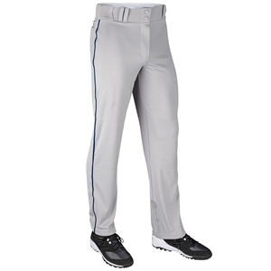 Pantalon de baseball et de softball pour hommes, de haute qualité, respirant, pour jeunes, avec logo personnalisé, vêtements de sport athlétiques confortables, motif uni - Product Image 3